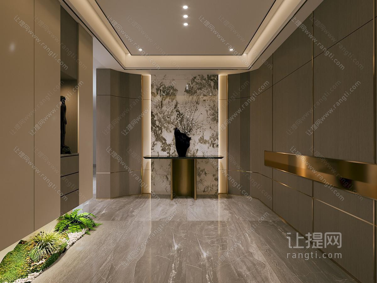 轻奢玄关门厅 过道