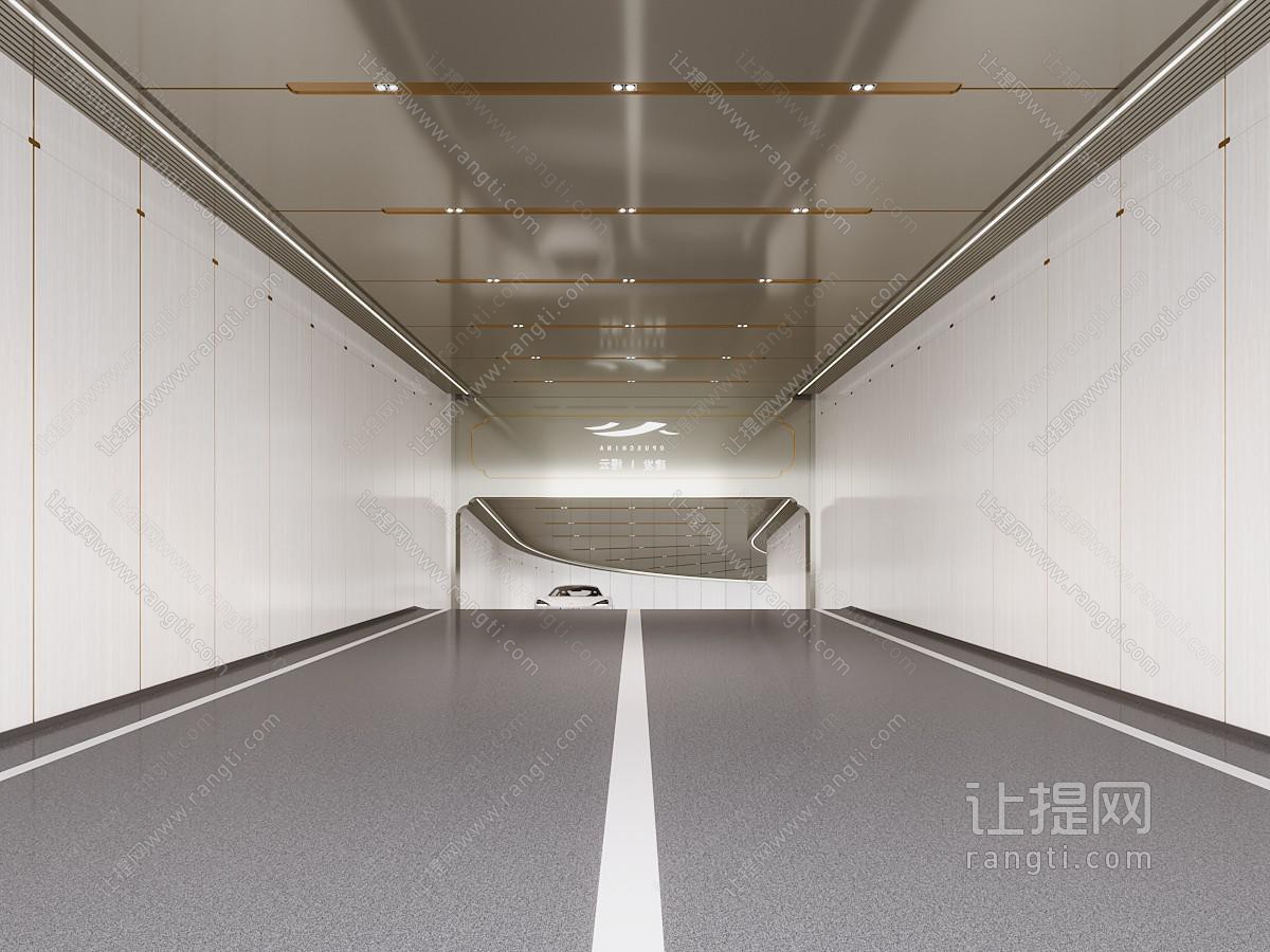 现代车库入口
