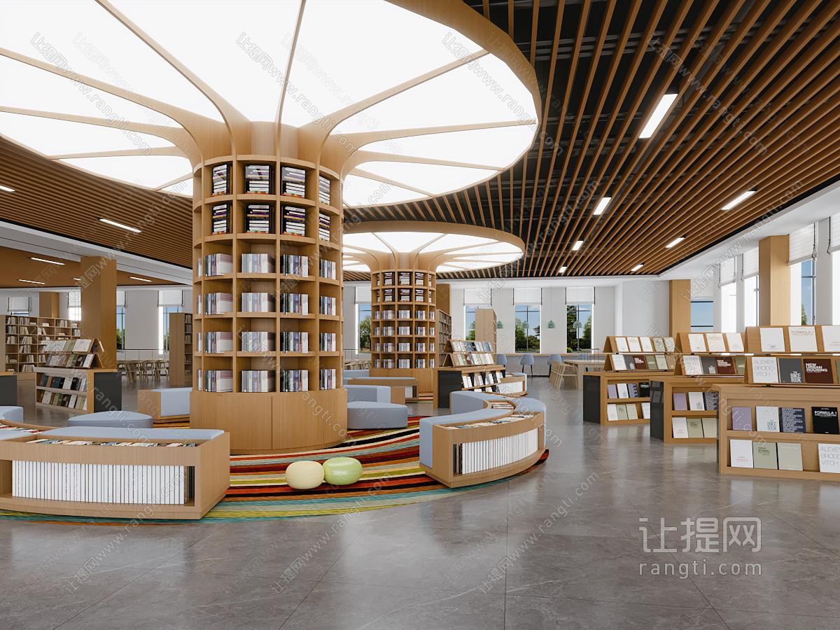 图书馆图书阅览室