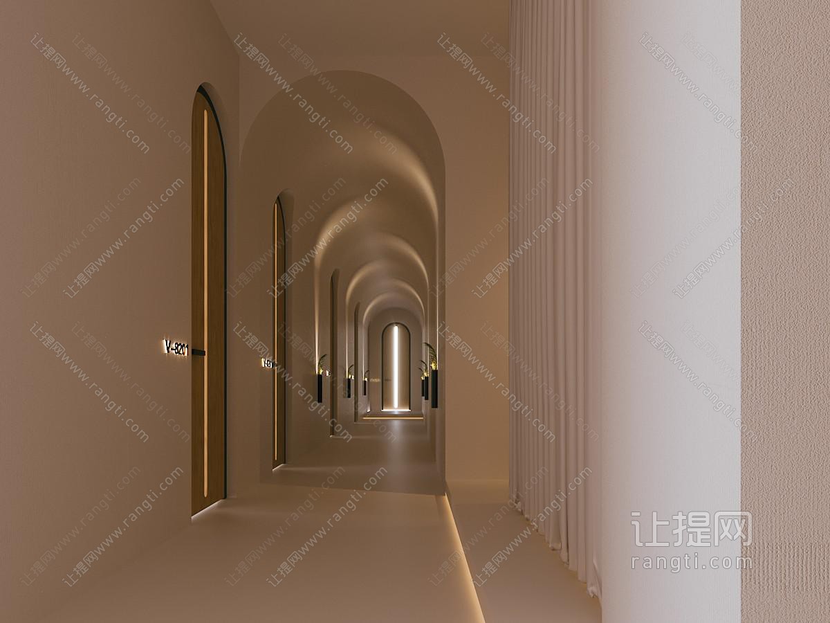 侘寂风走廊 过道