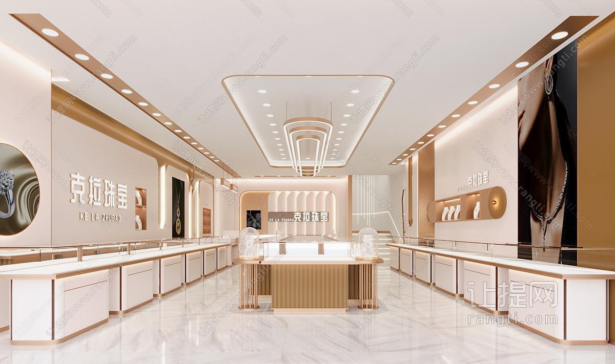 现代轻奢珠宝店