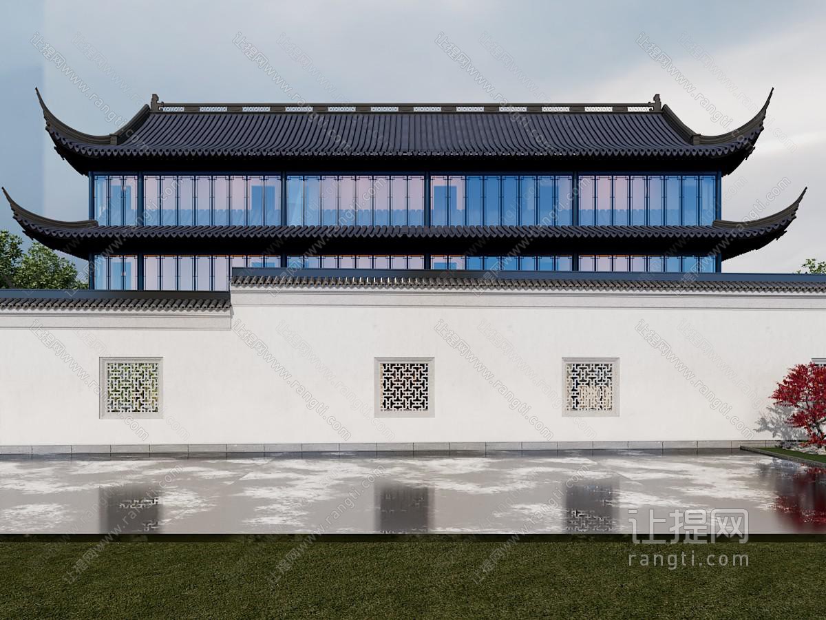中式古建建筑外观