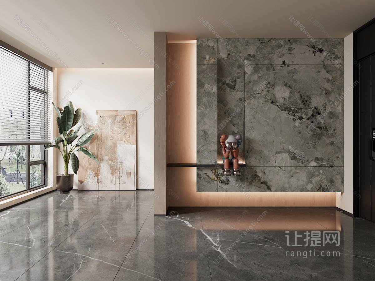 现代入户玄关 走廊过道