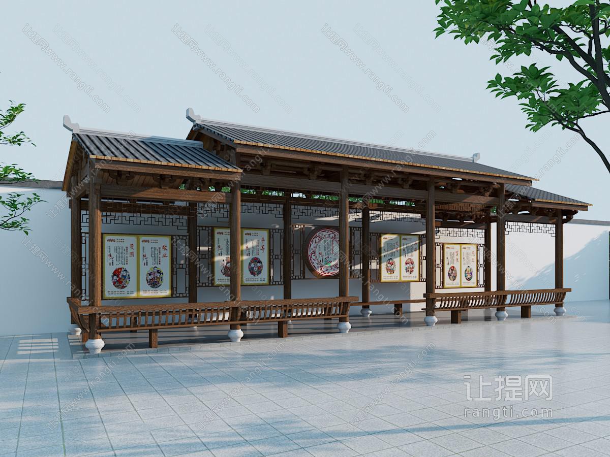 新中式亭子 画廊