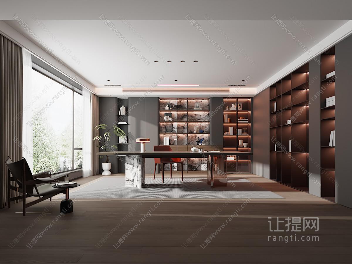 新中式书房