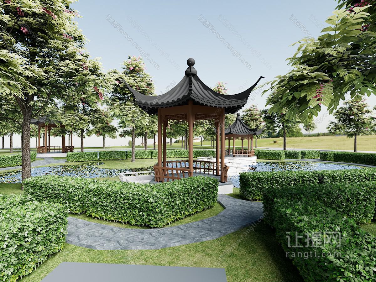 现代公园景观
