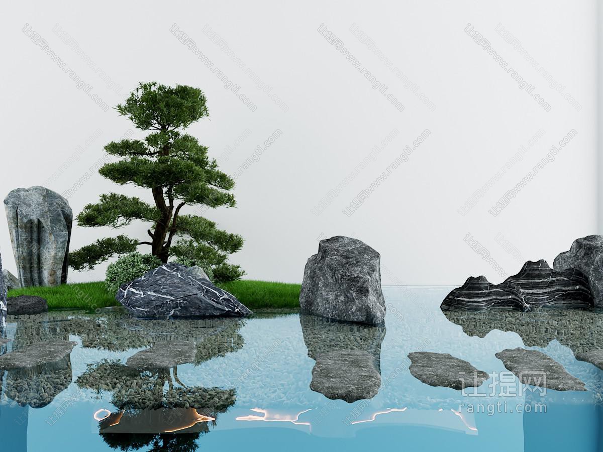 中式庭院景观小品