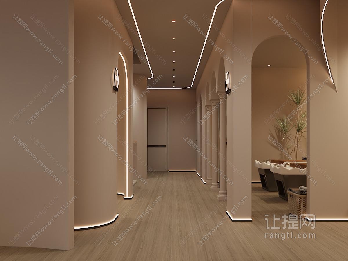 现代美容店