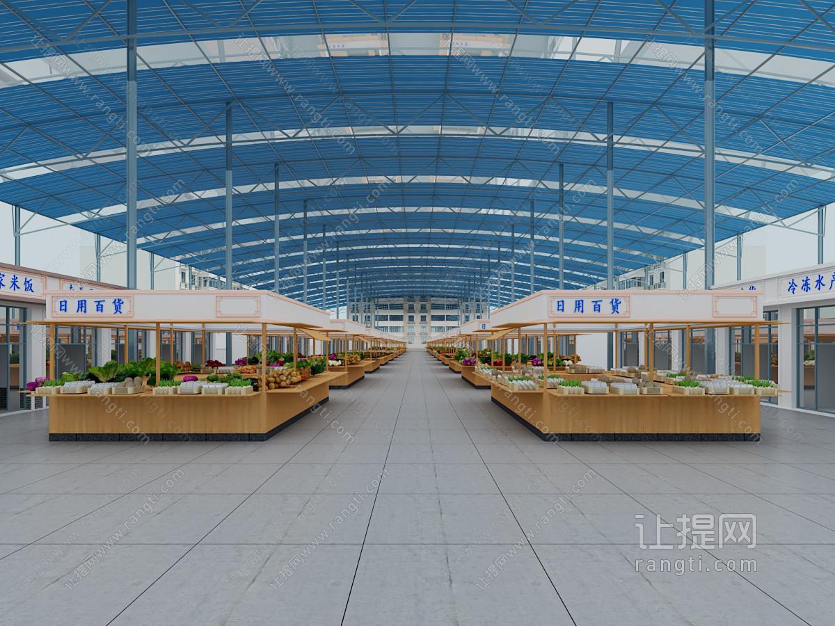 现代菜市场 农贸市场