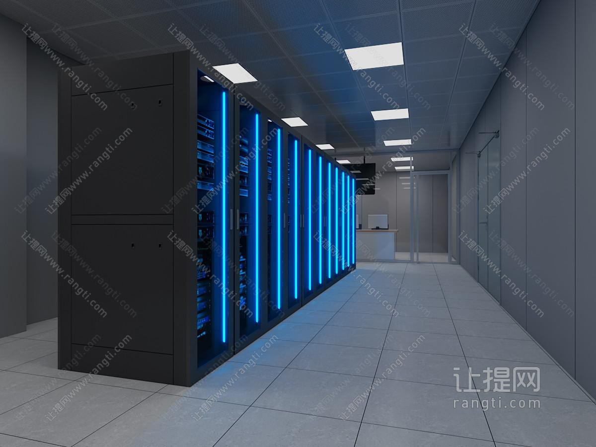 现代其他公共空间 机房 服务器