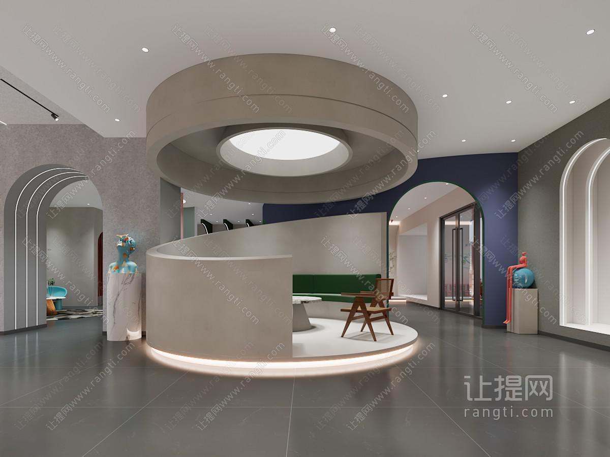 侘寂风展厅 美学展厅