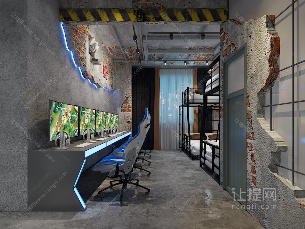 工业风LOFT酒店客房