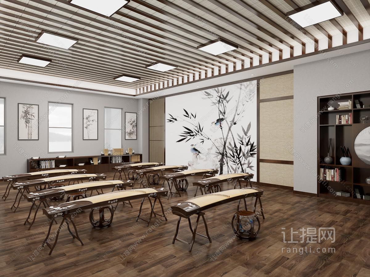 新中式音乐教室 古筝音乐教室