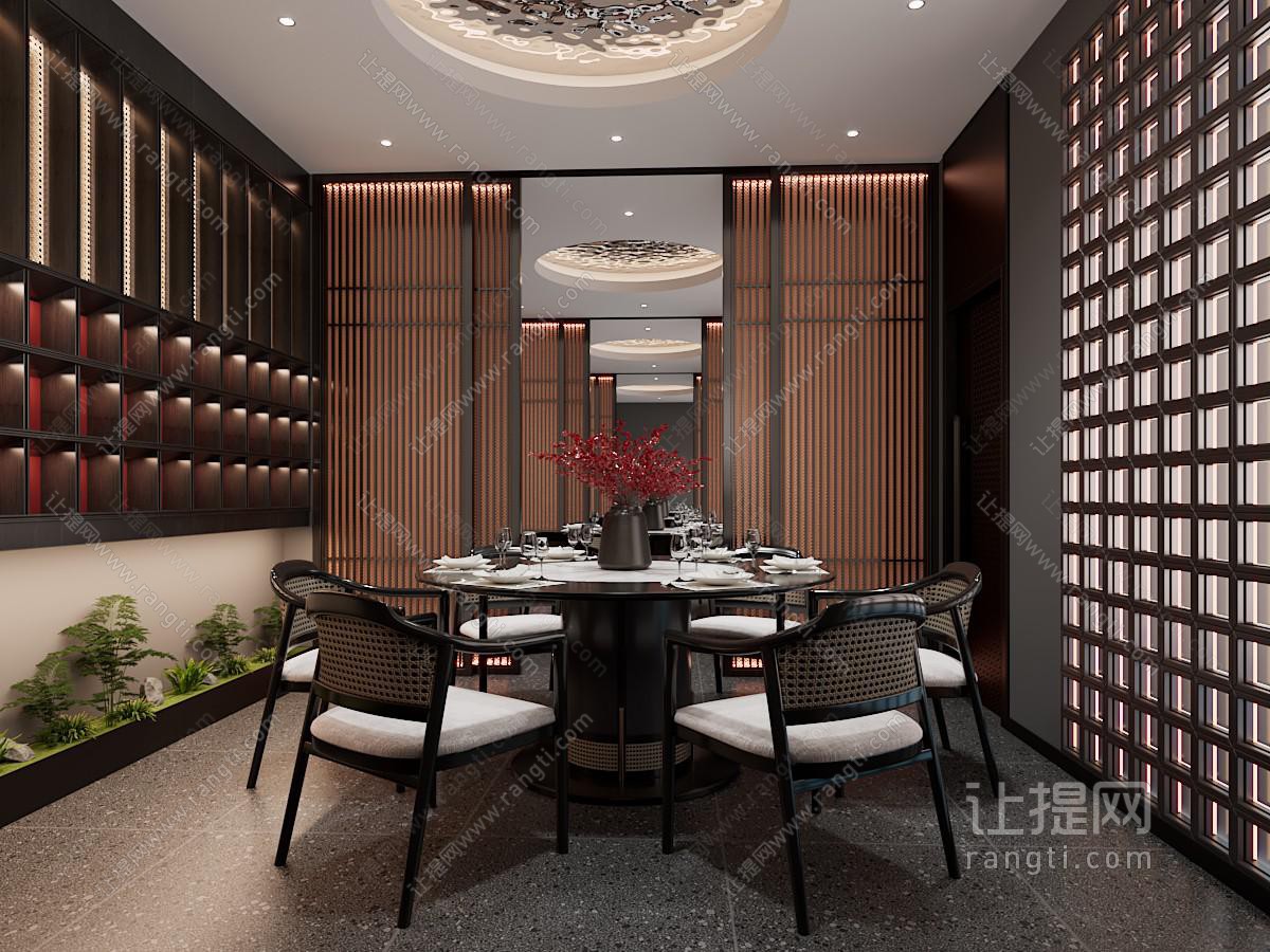 新中式餐厅包间