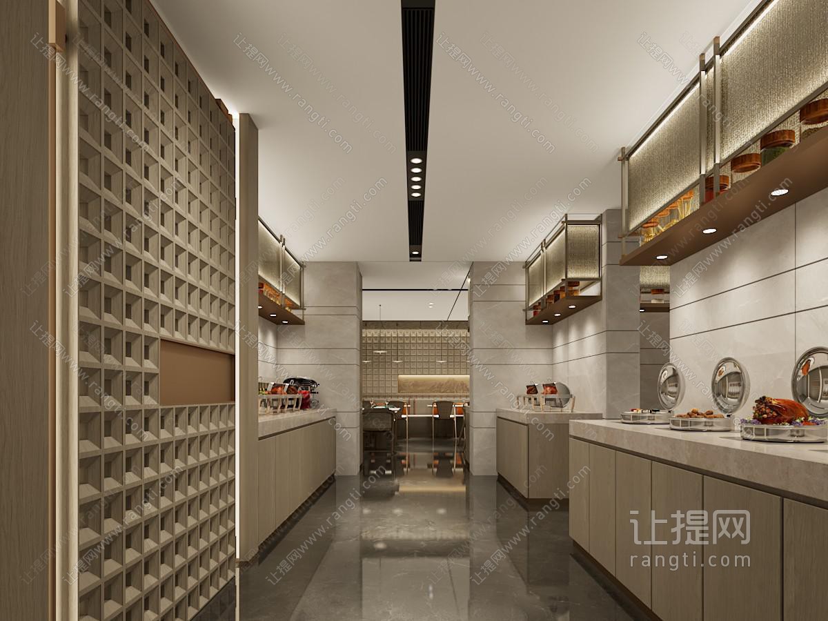 现代轻奢自助餐厅