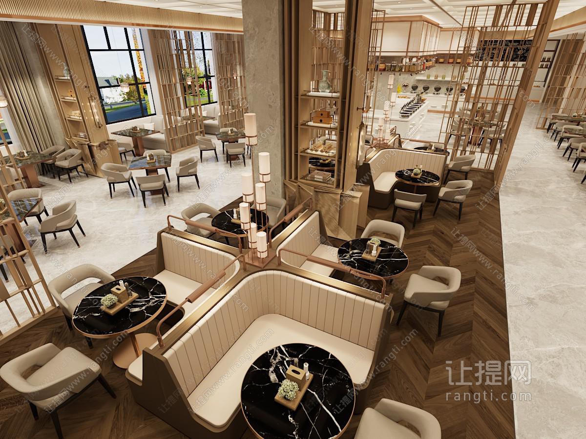 现代酒店自助餐厅