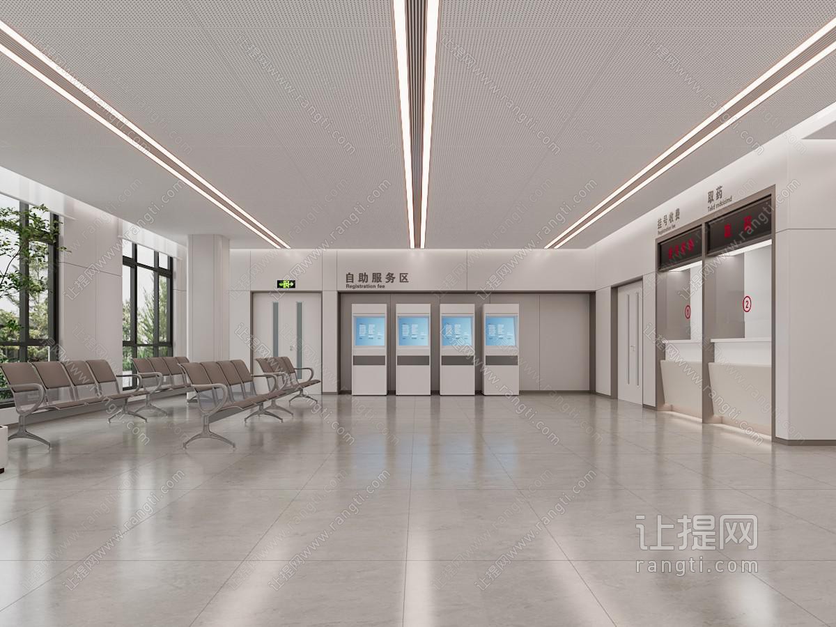 现代医院大厅