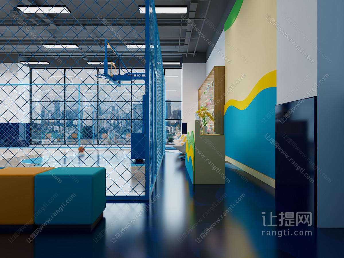 现代篮球馆