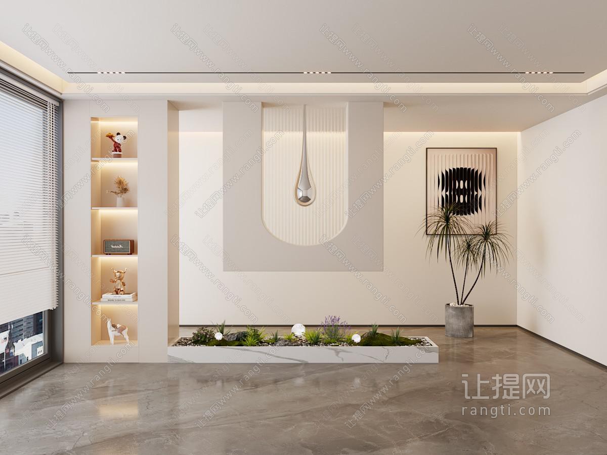 现代玄关 玄关隔断