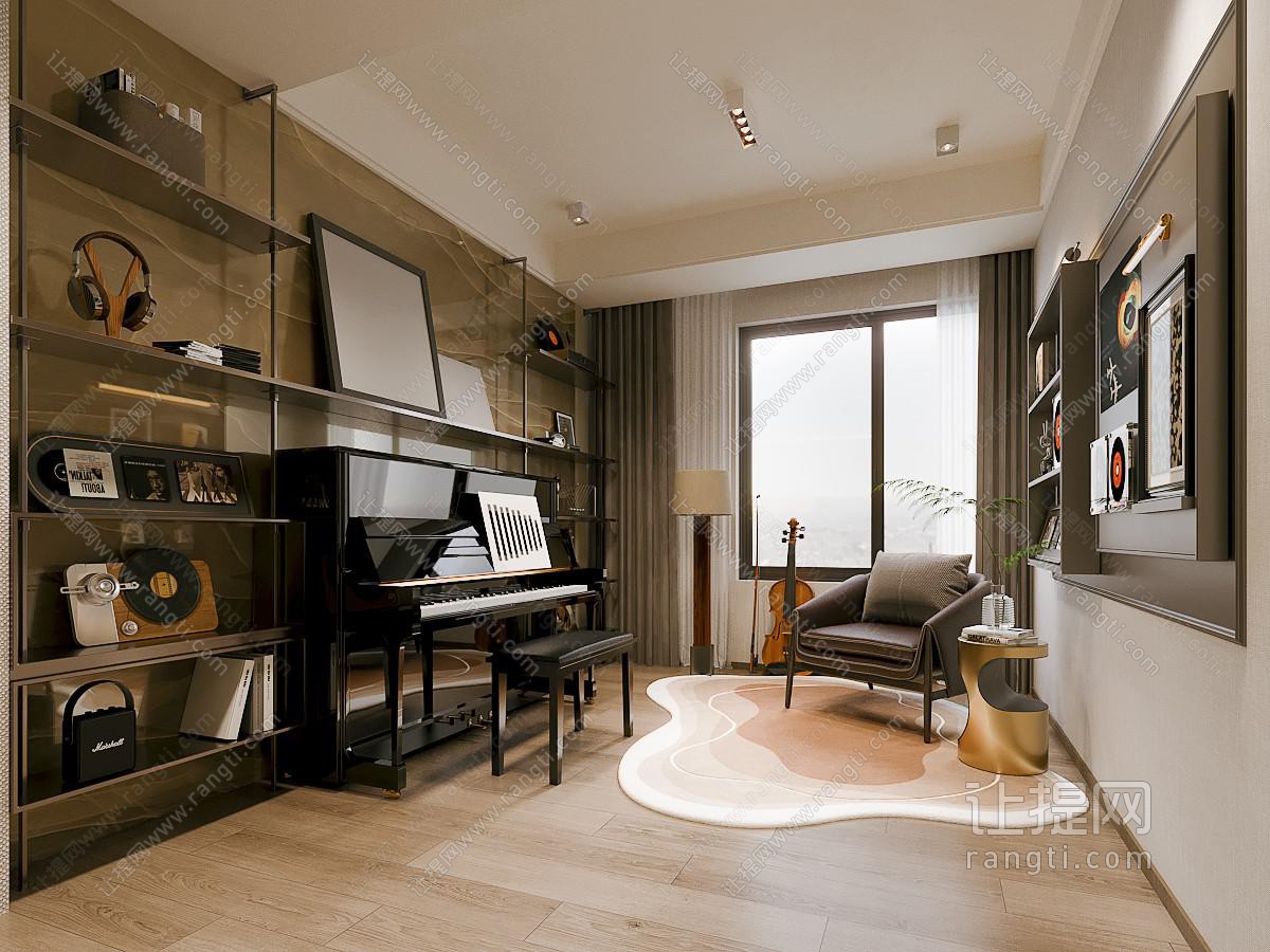 现代钢琴室