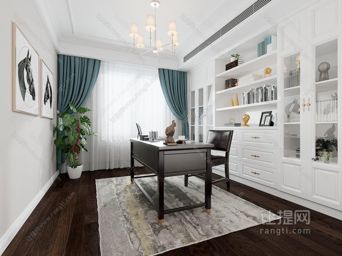 美式书房