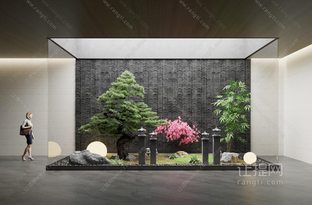 室内造景 植物堆