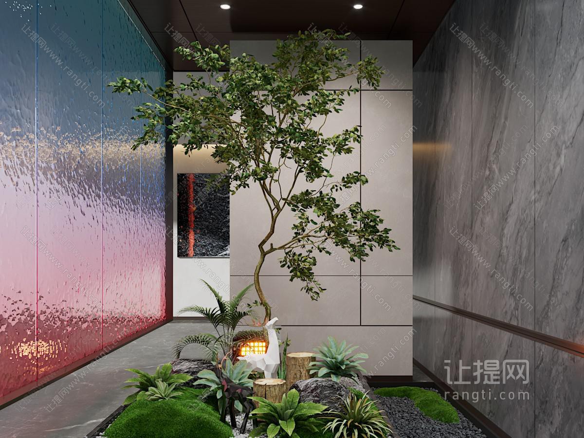 植物堆 室内造景