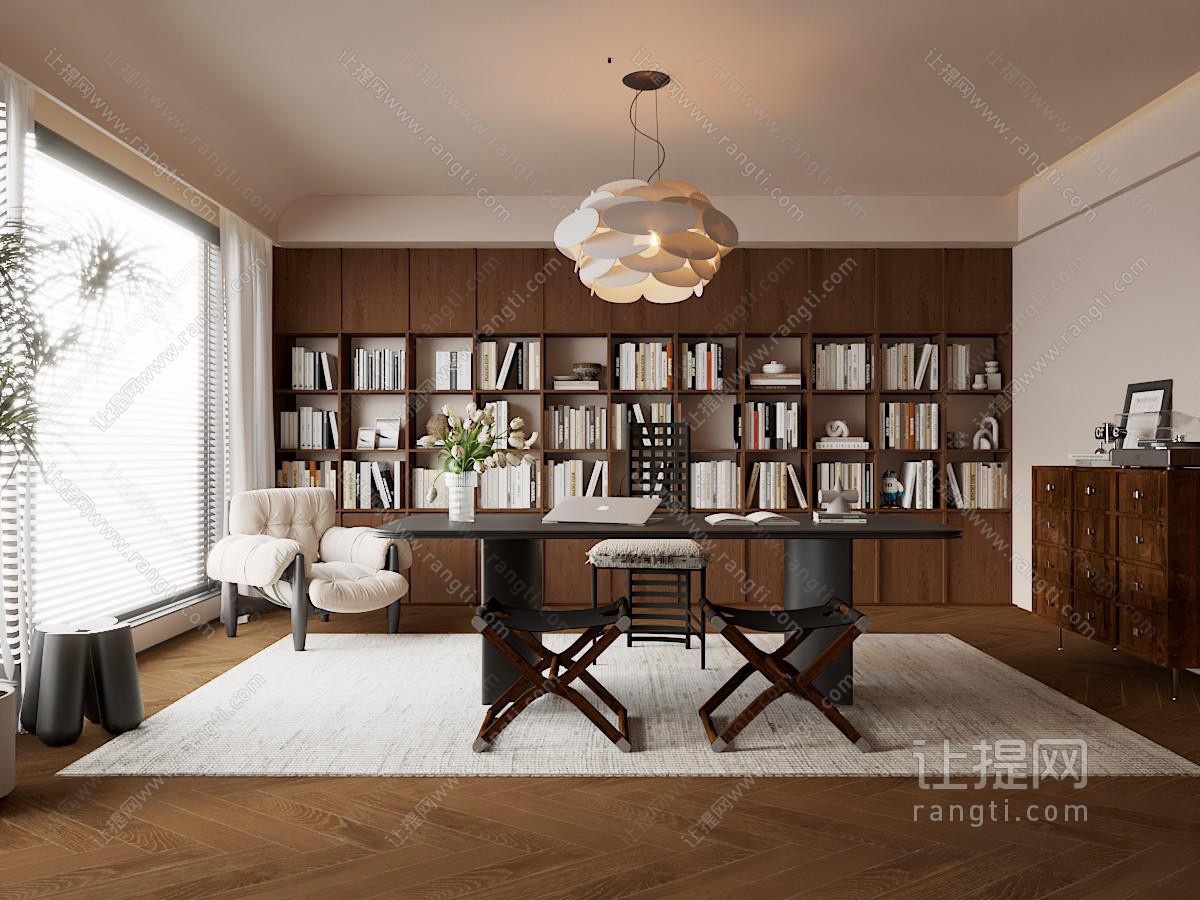中古风复古书房