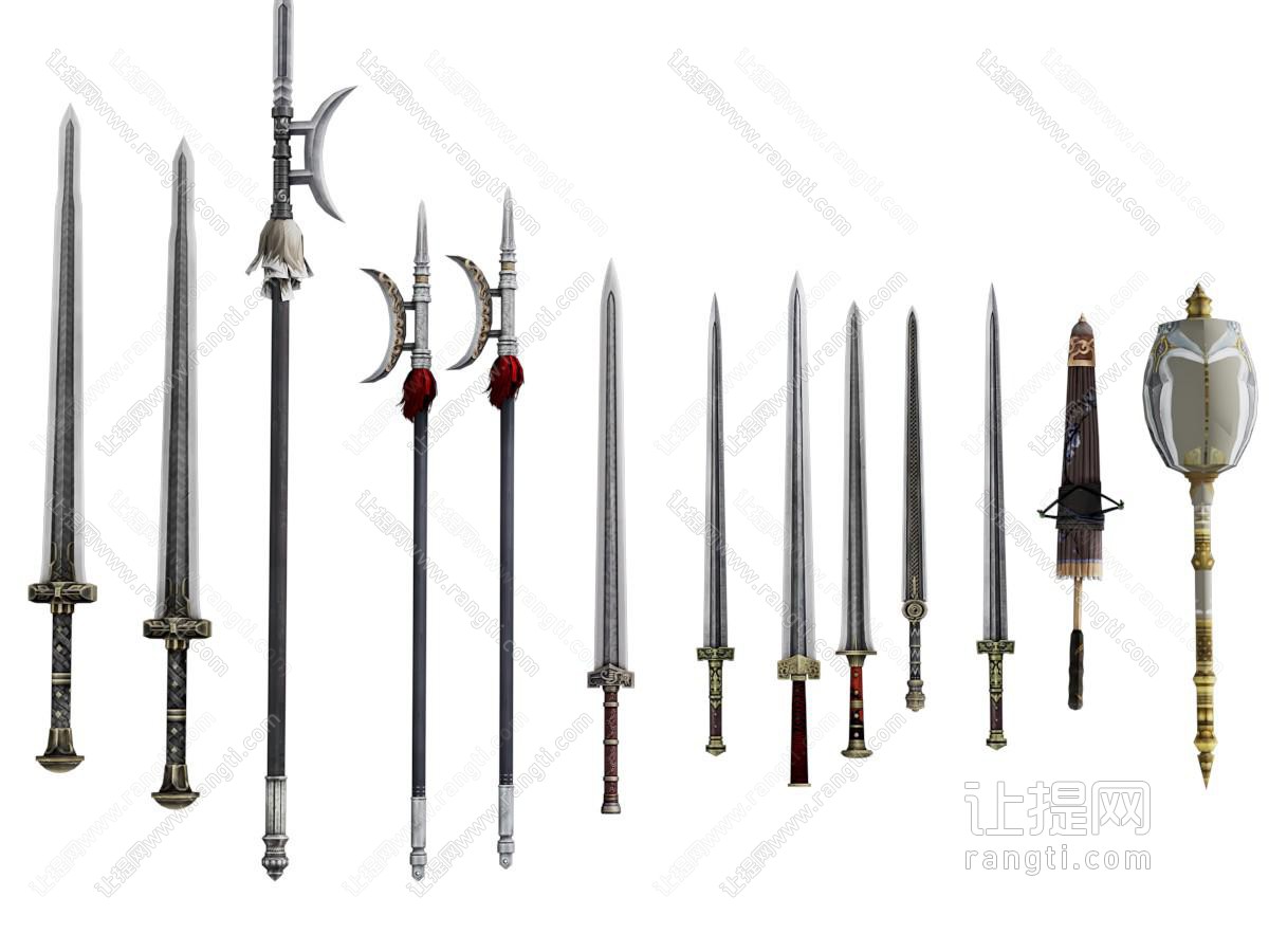 现代兵器 武器 刀 枪 弓箭 游戏道具