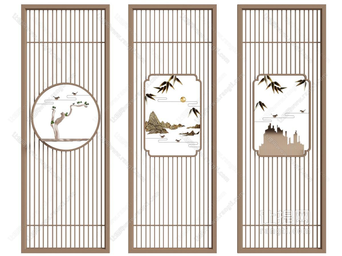 新中式屏风
