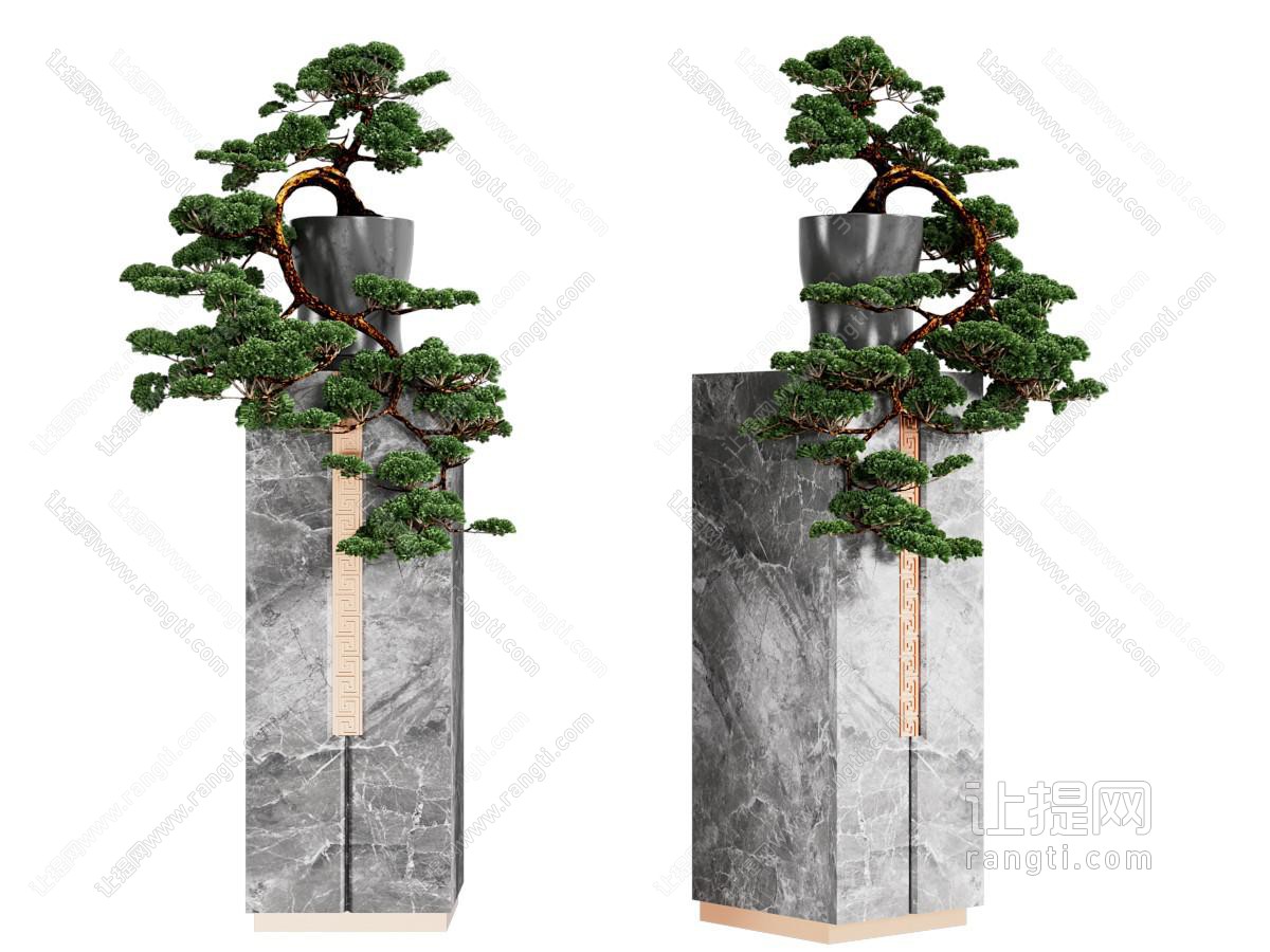 新中式盆景盆栽