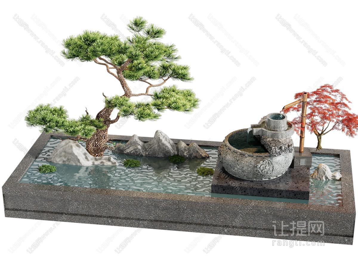 新中式景观园艺小品