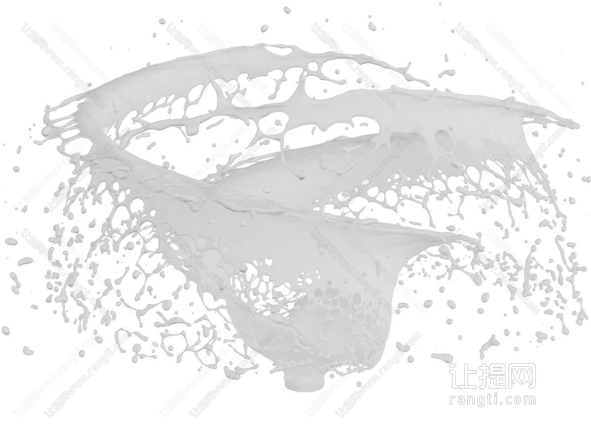 现代水花 水滴 液体