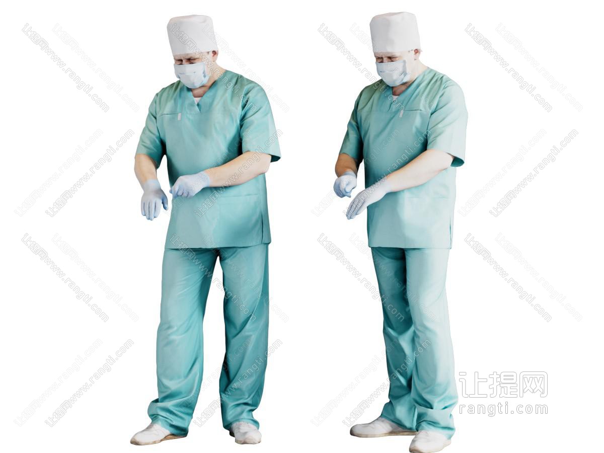 现代男人 做手术的医生 人物