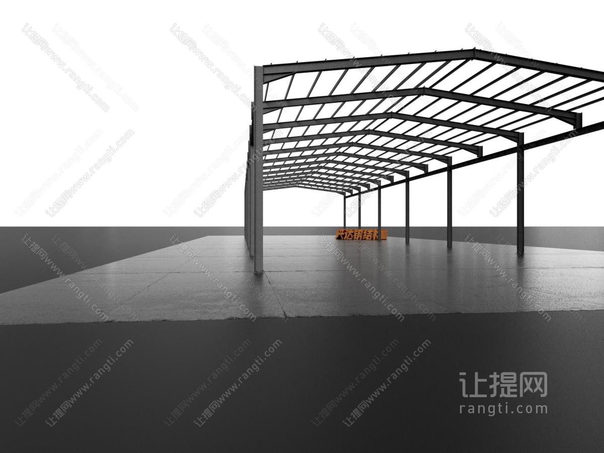 现代厂房 钢结构