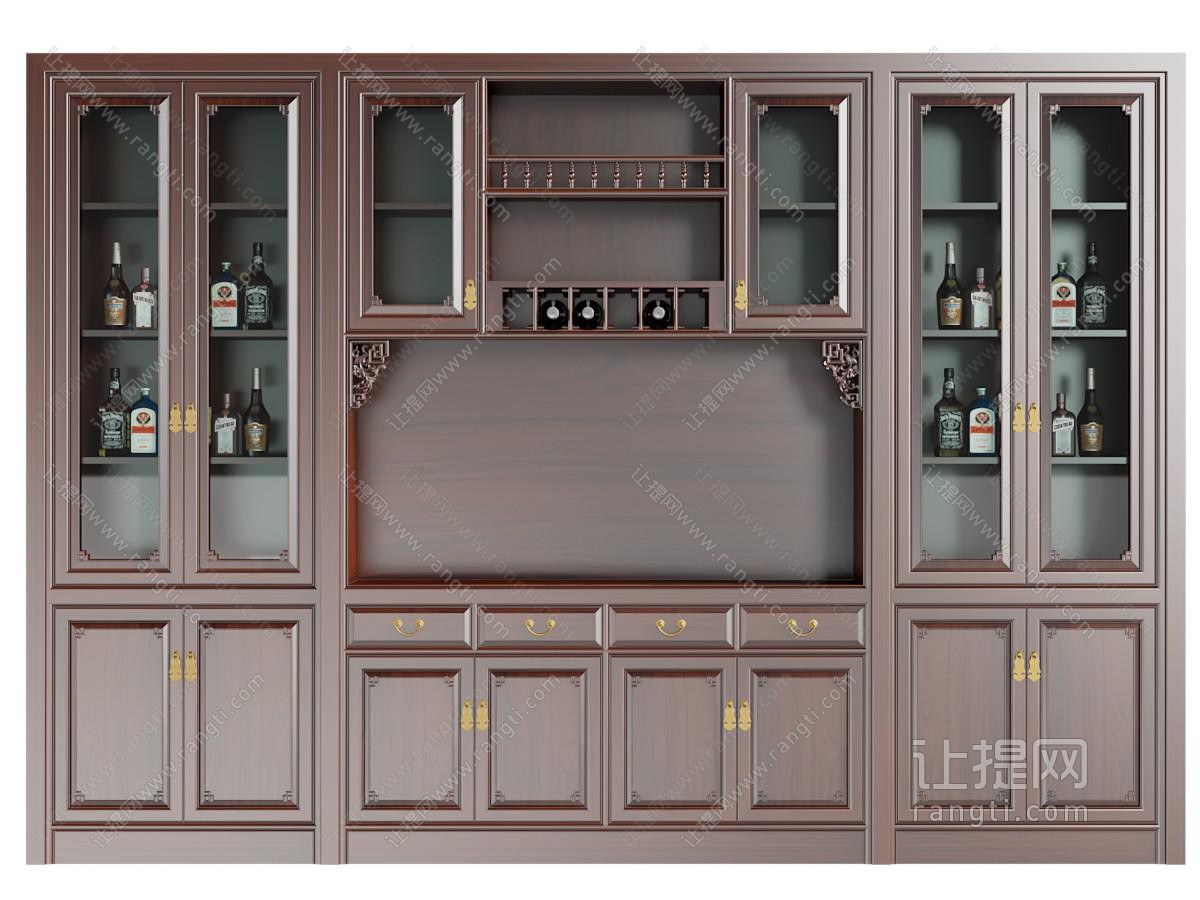 中式酒柜