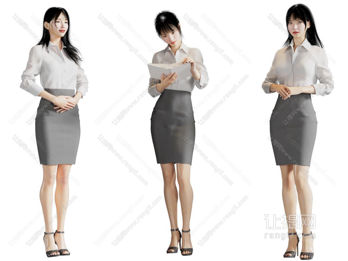 秘书美女 女人 行政人物