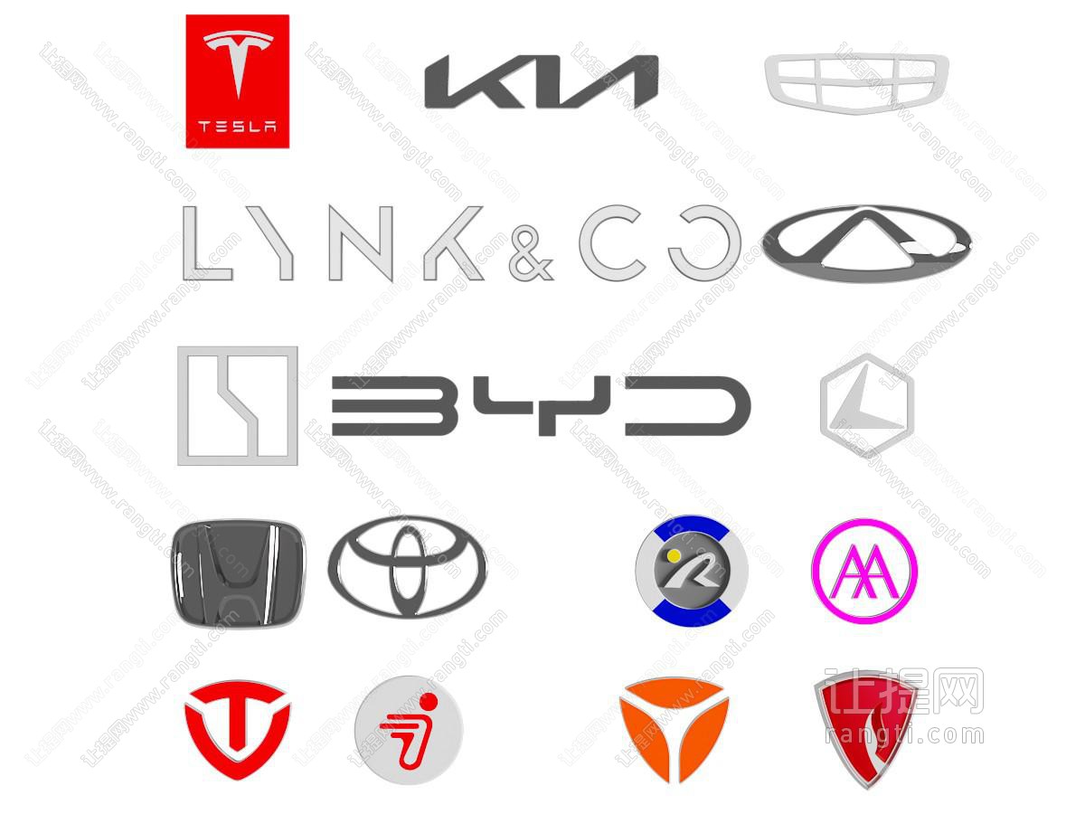 现代电动汽车LOGO 标识 标志