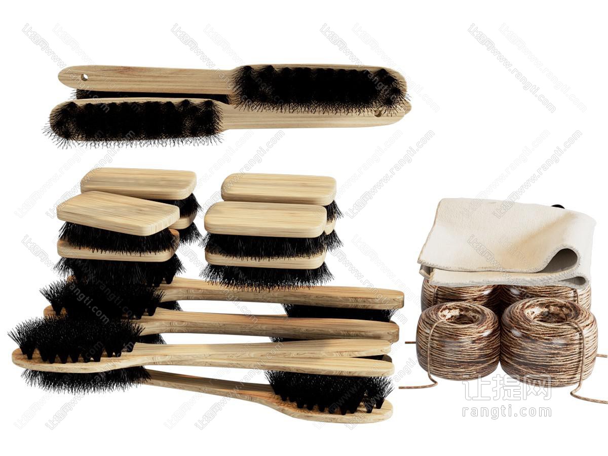 现代毛刷 麻绳 生活用品