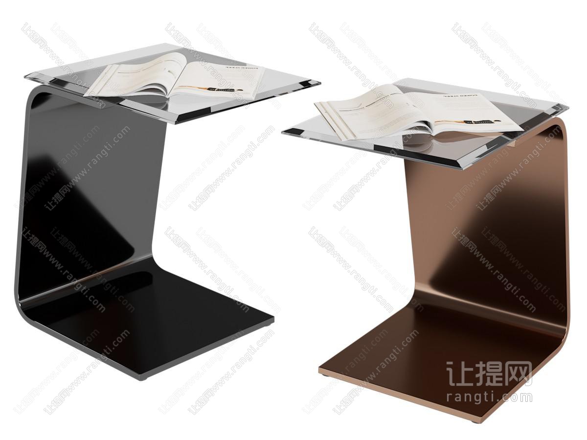 金属边几 小茶几 角几