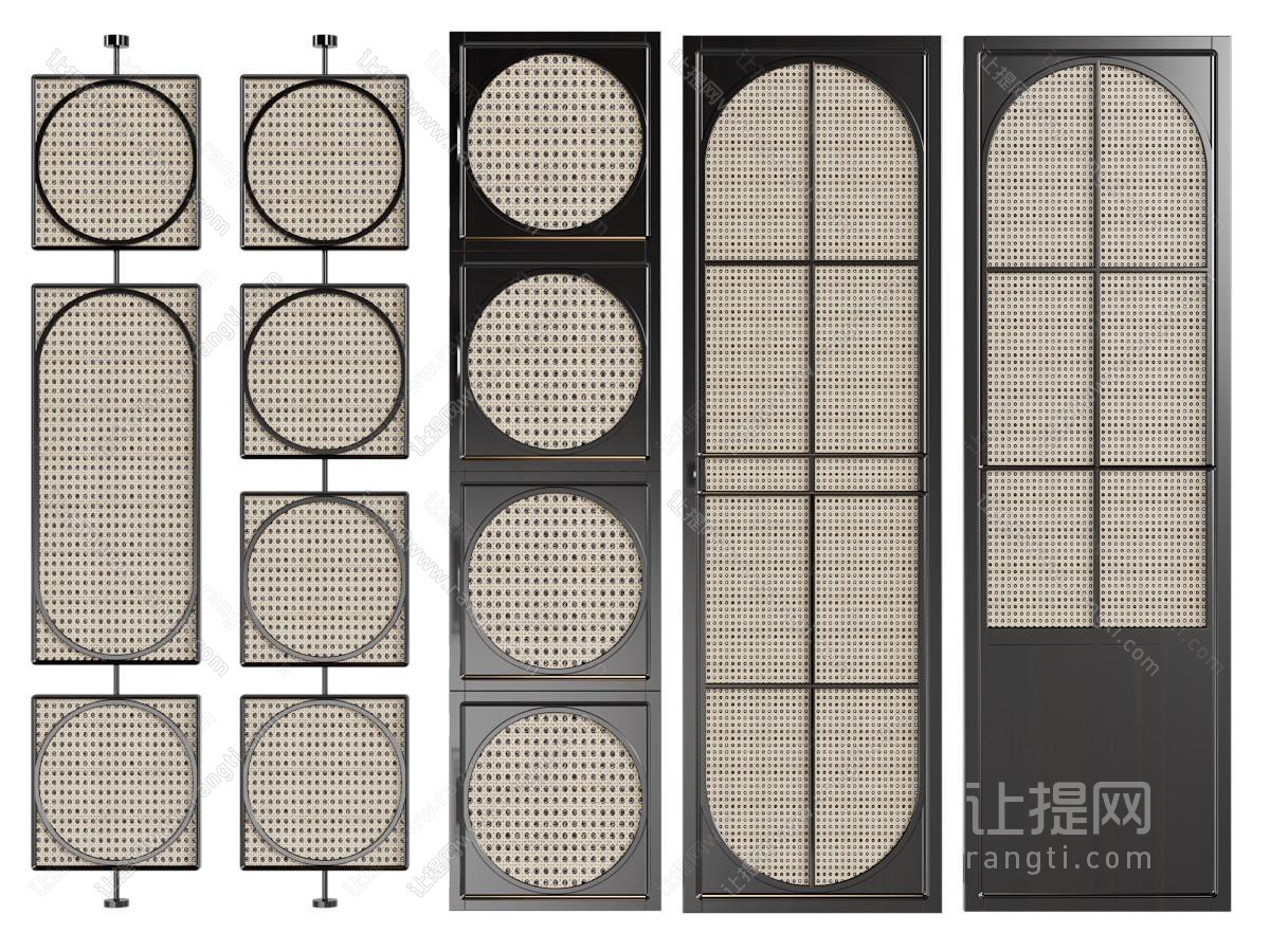 法式中古风屏风隔断
