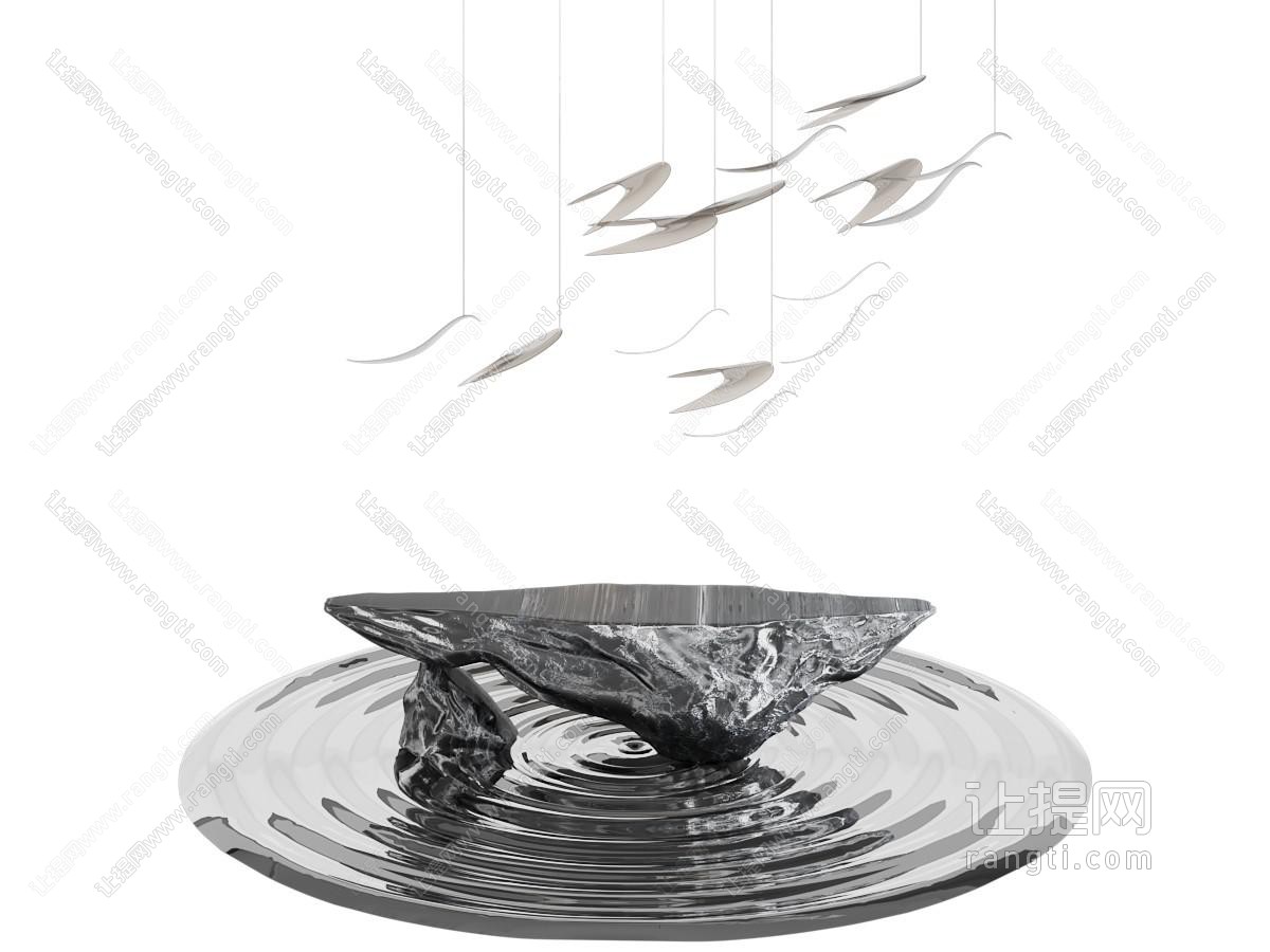 现代雕塑小品 美陈