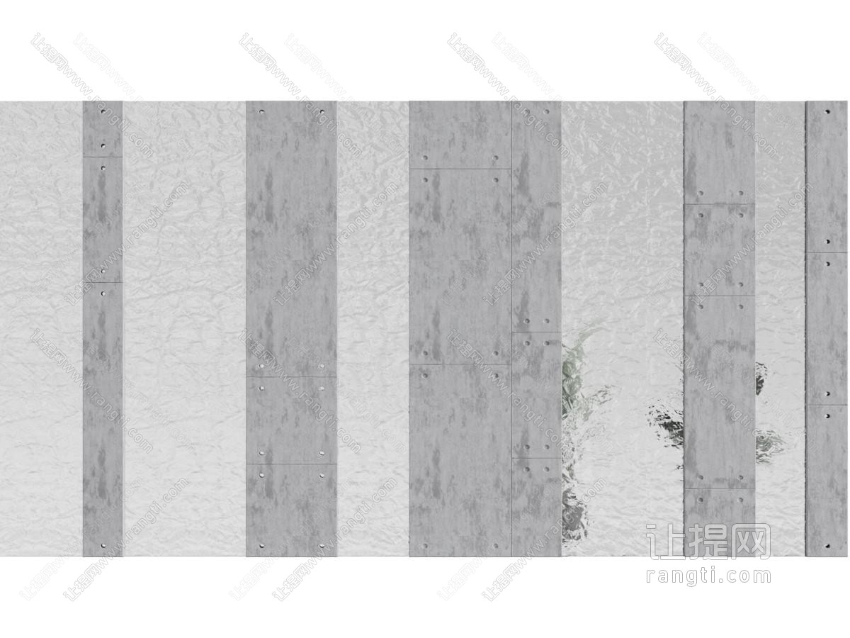 现代玻璃隔断
