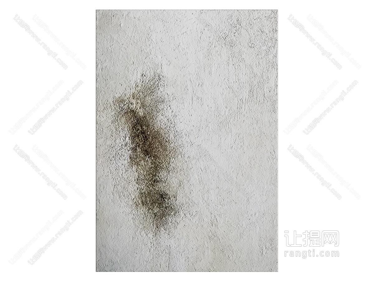 侘寂风油画 肌理画 装饰画