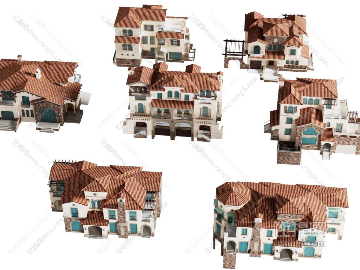 现代别墅 建筑外墙
