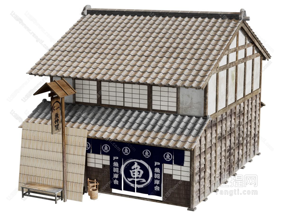 日式饭店餐馆门头