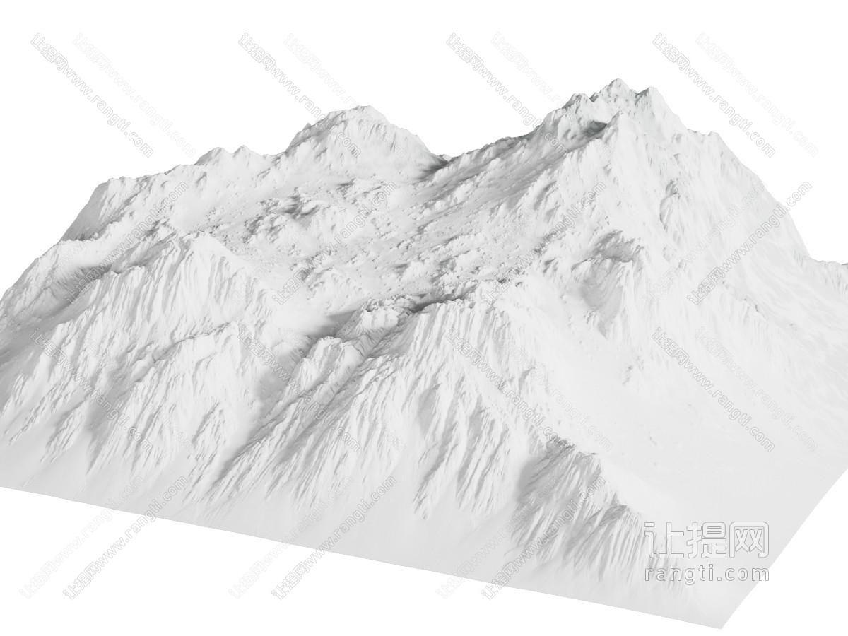 现代雪山 山形 地貌