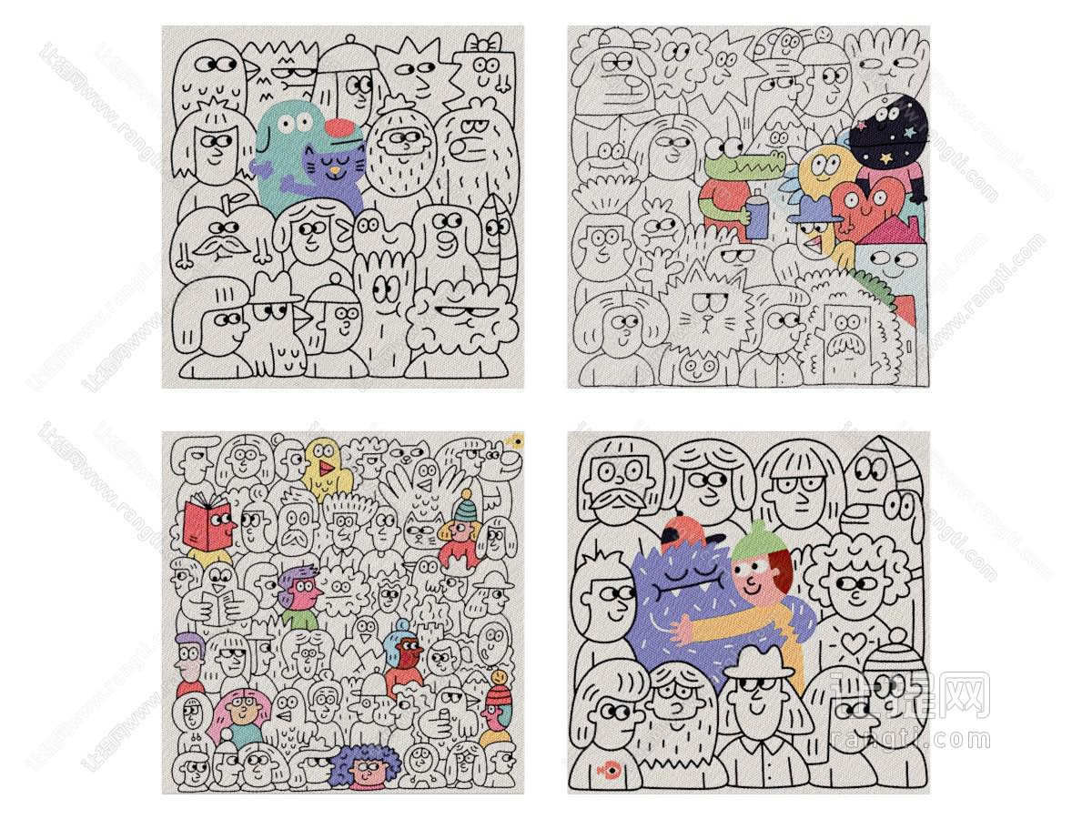 装饰画 儿童画 卡通画 挂画