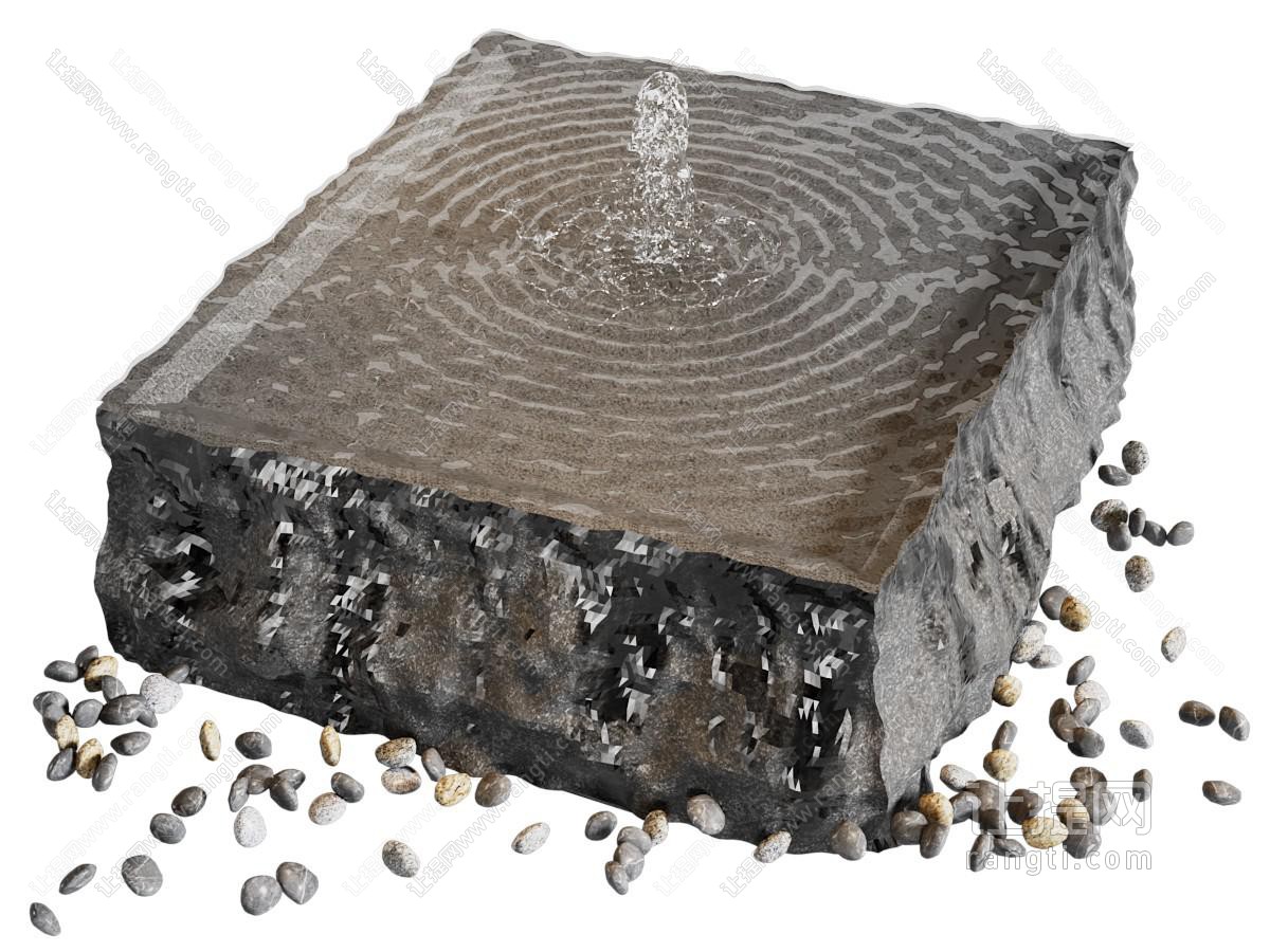 现代庭院水景涌泉 小喷泉 园艺小品