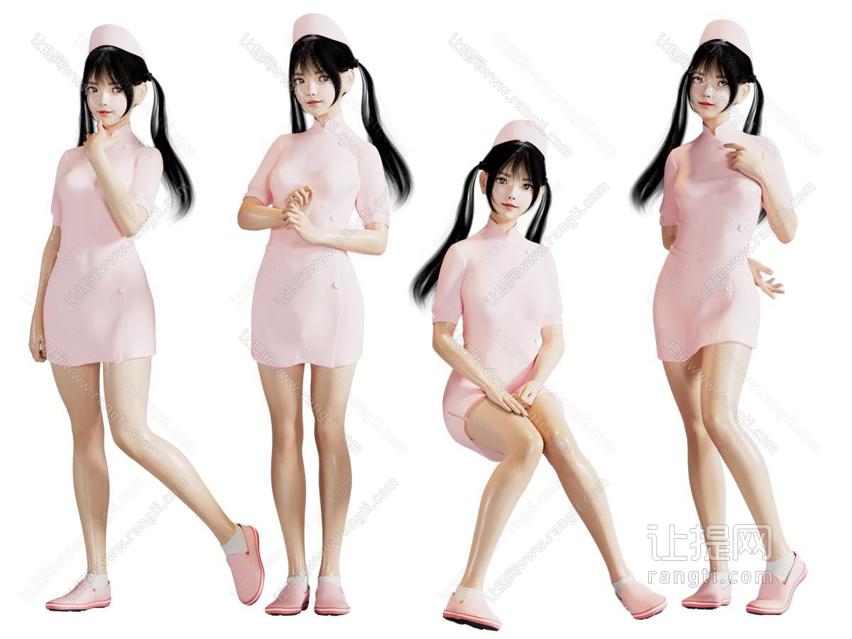 现代护士美女人物
